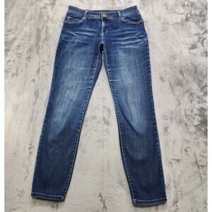 INC Denim Jeans Women 6 Blue Low Rise Skinny Leg‎ Ankle Stretch Denim Casual